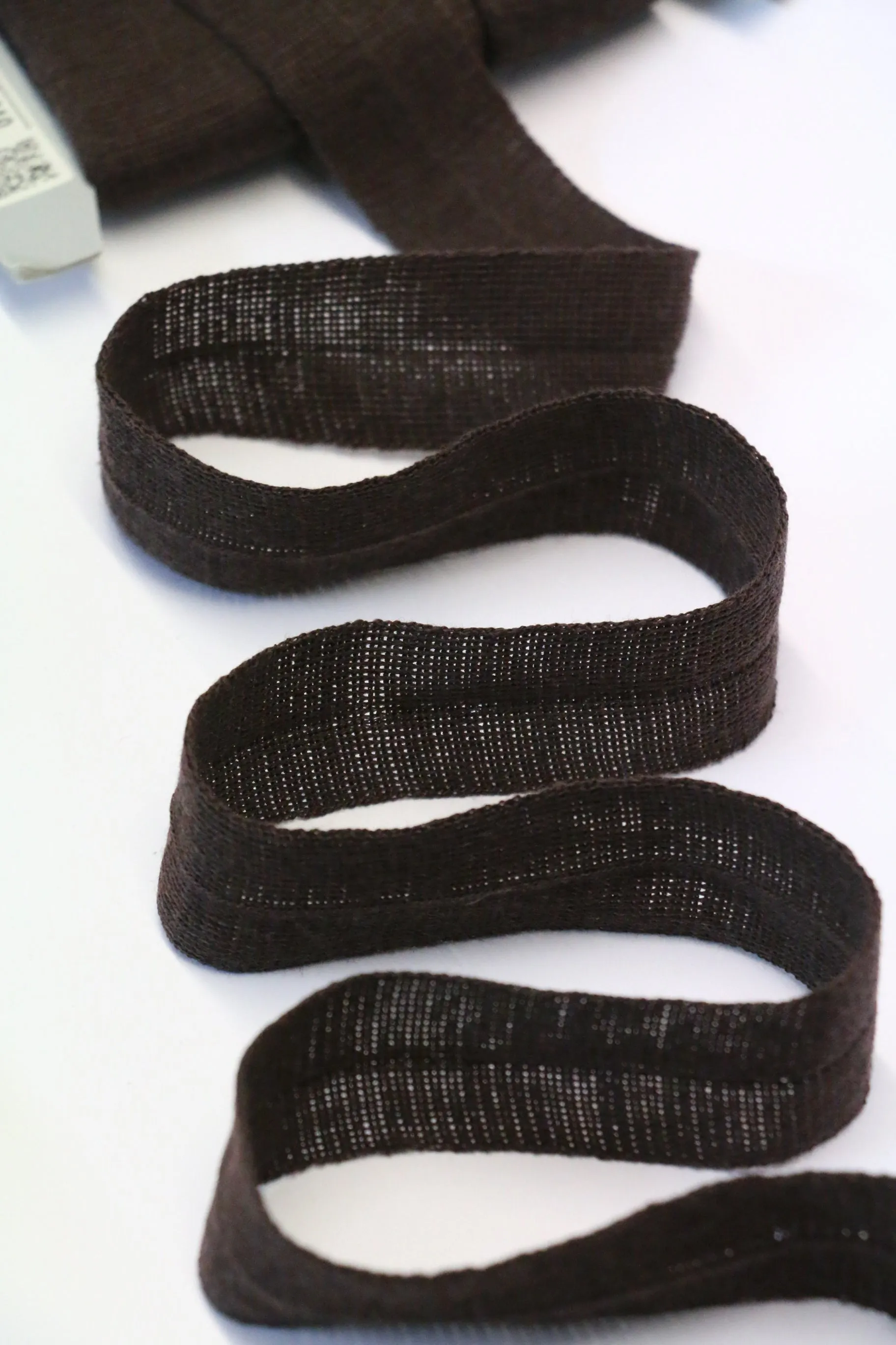 30mm Wool Binding - Dark Brown