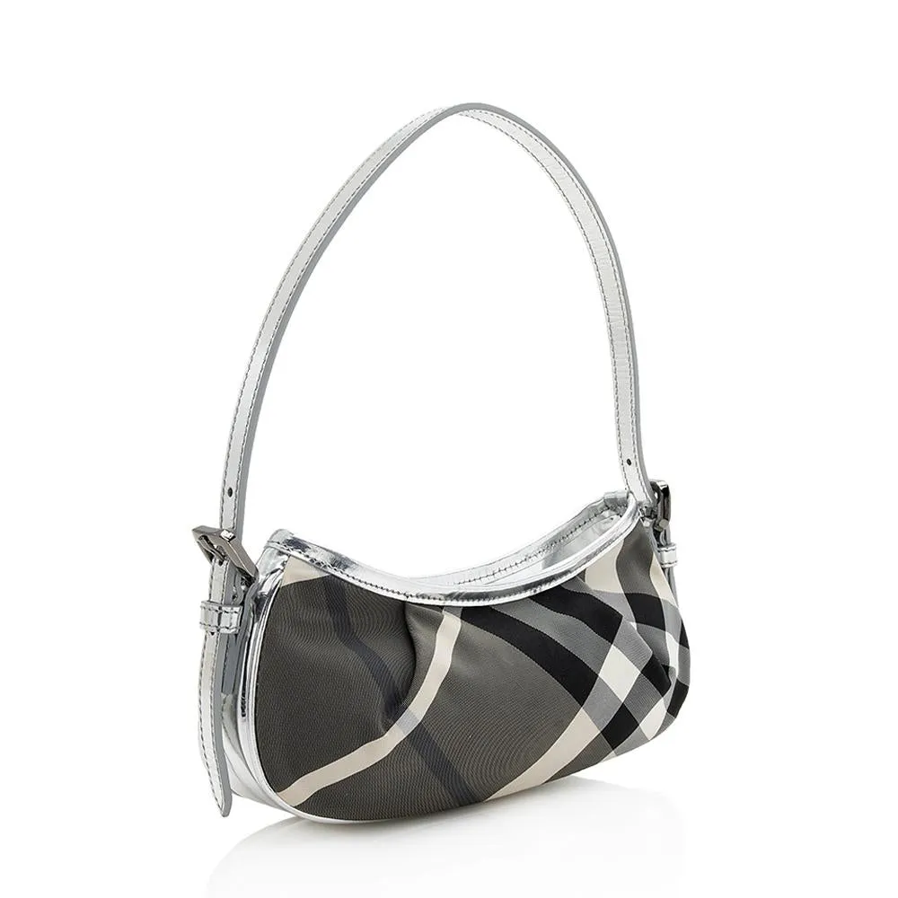 Burberry Beat Check Small Shoulder Bag