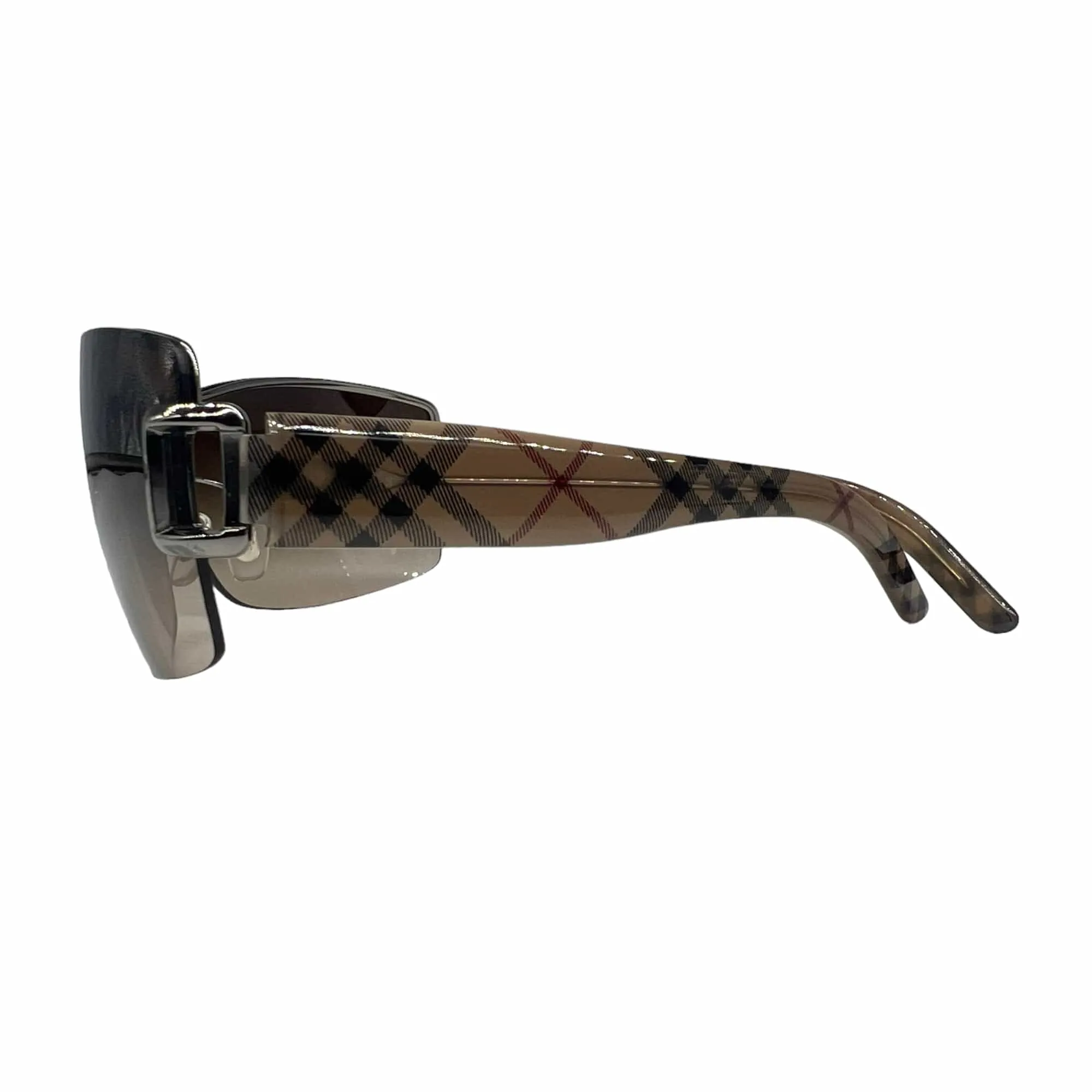 BURBERRY Sunshield Sunglasses - Plaid Tartan