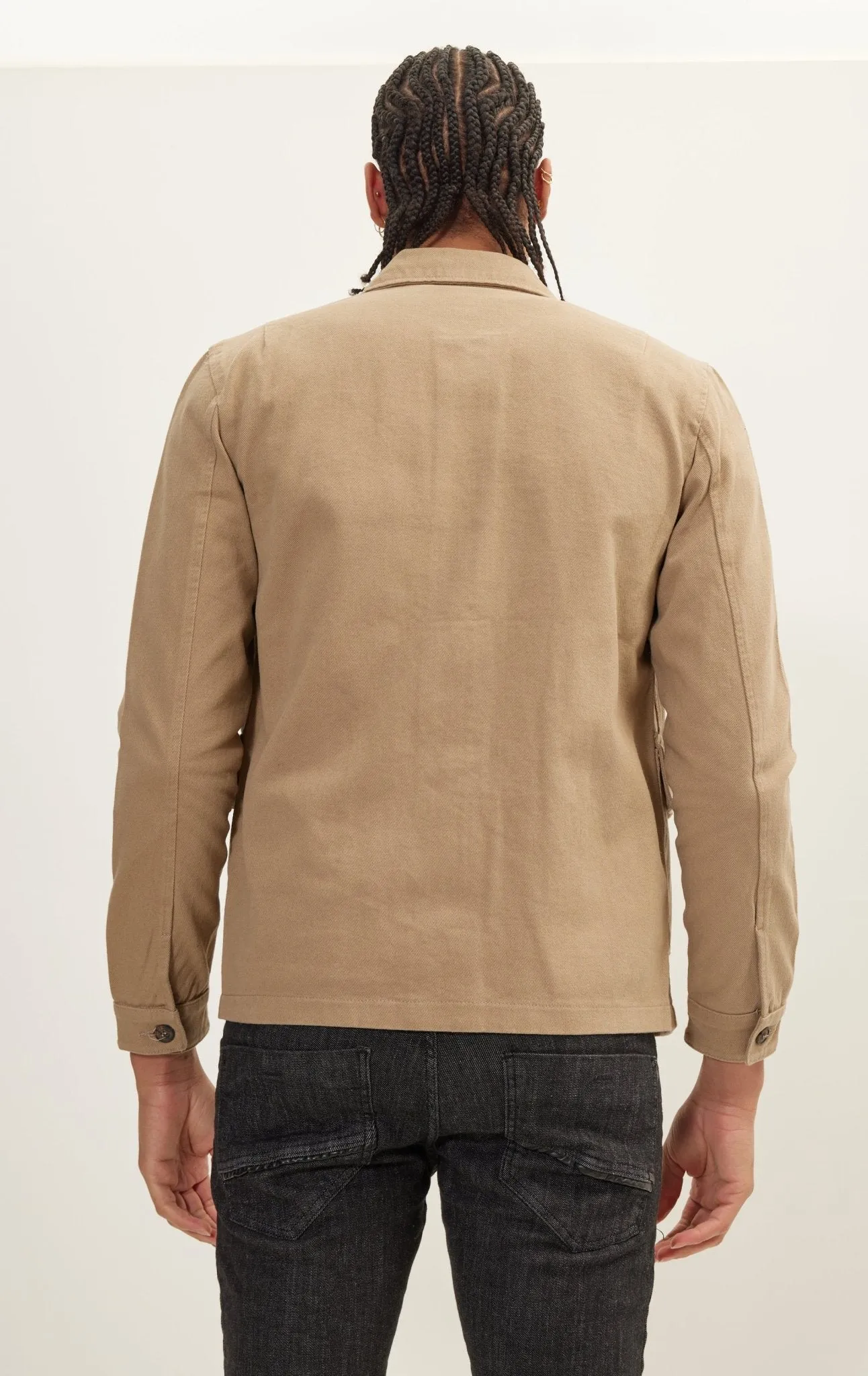 Canvas Work Jacket - Camel