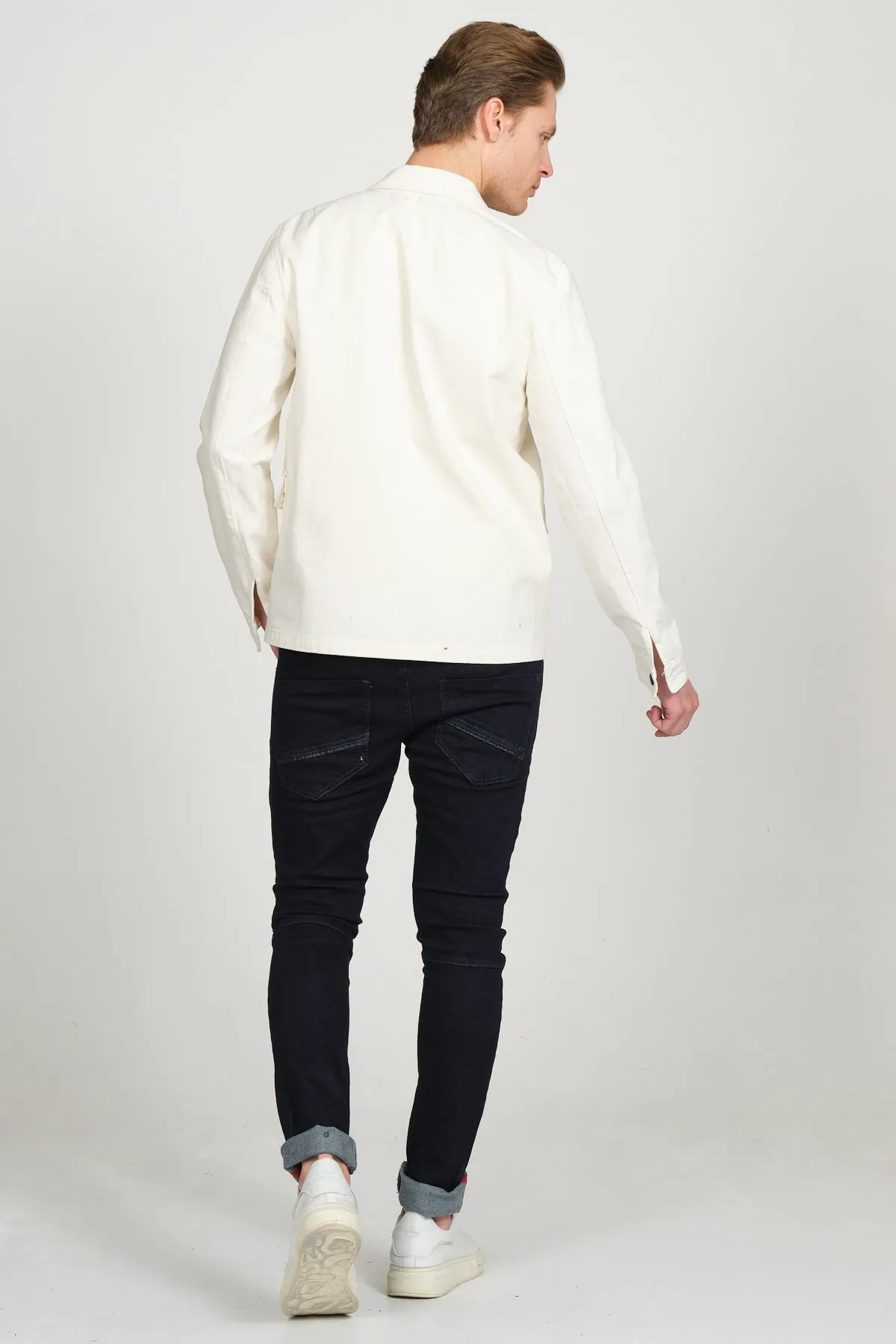 Canvas Work Jacket - Off White