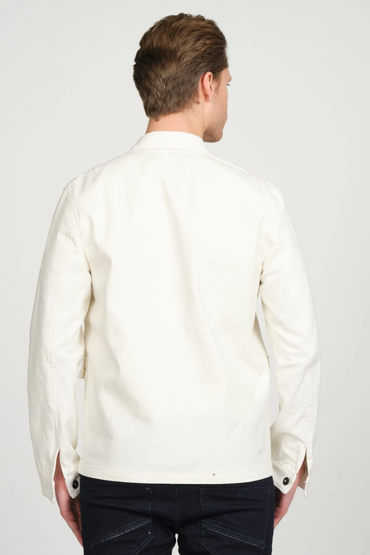 Canvas Work Jacket - Off White