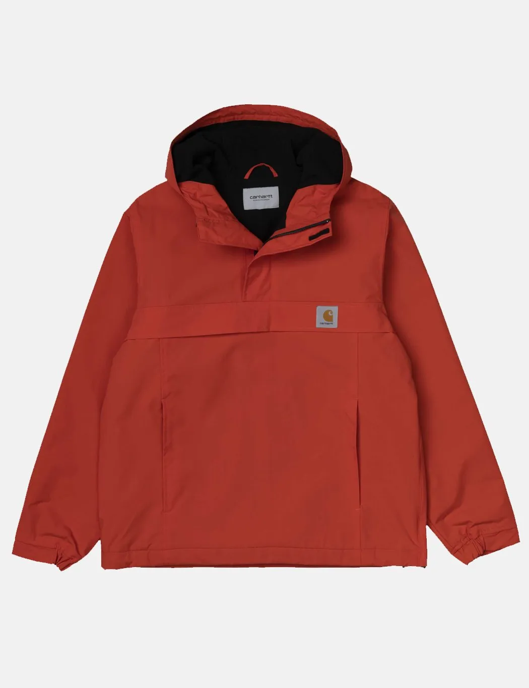 Carhartt-WIP Nimbus Fleece-Lined Half-Zip Jacket - Brick Orange