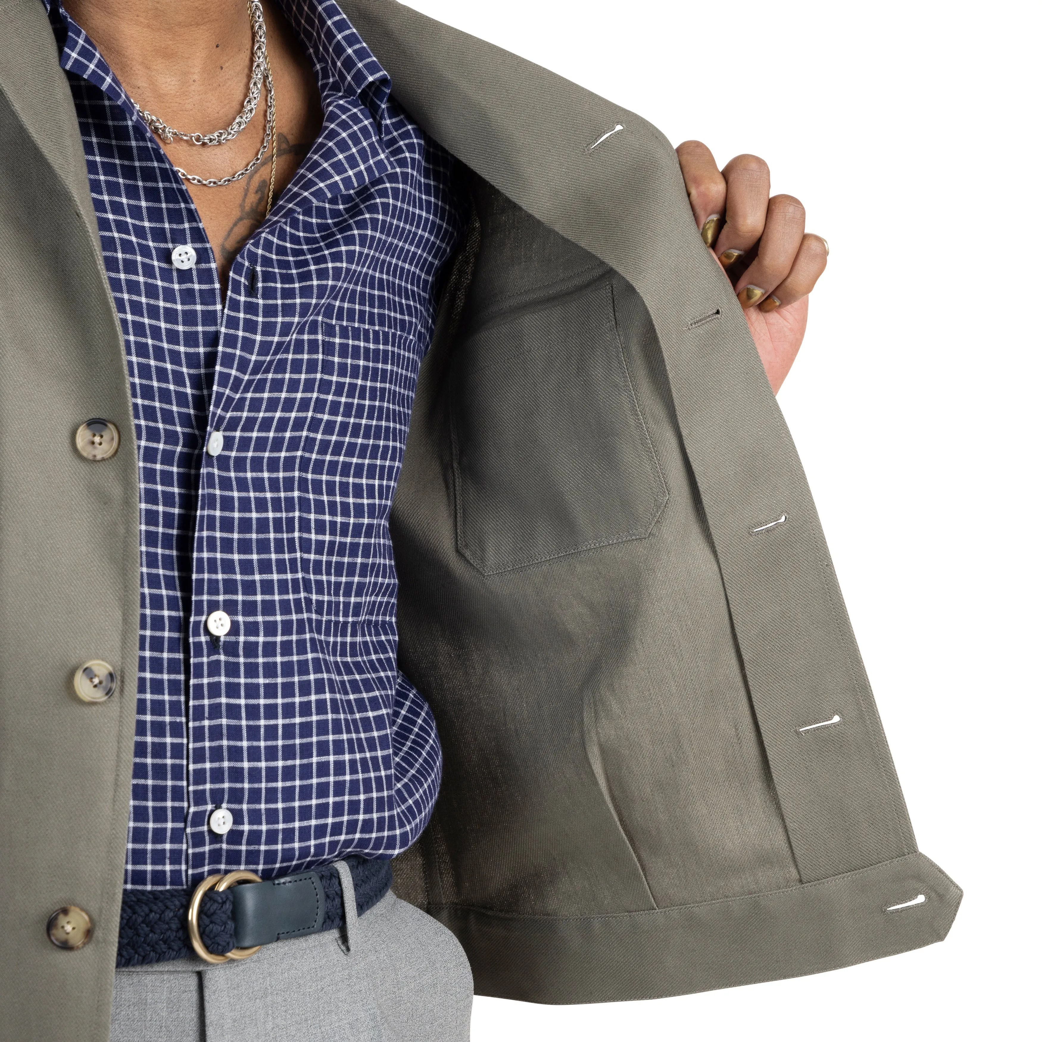 Cotton Linen Twill Road Jacket