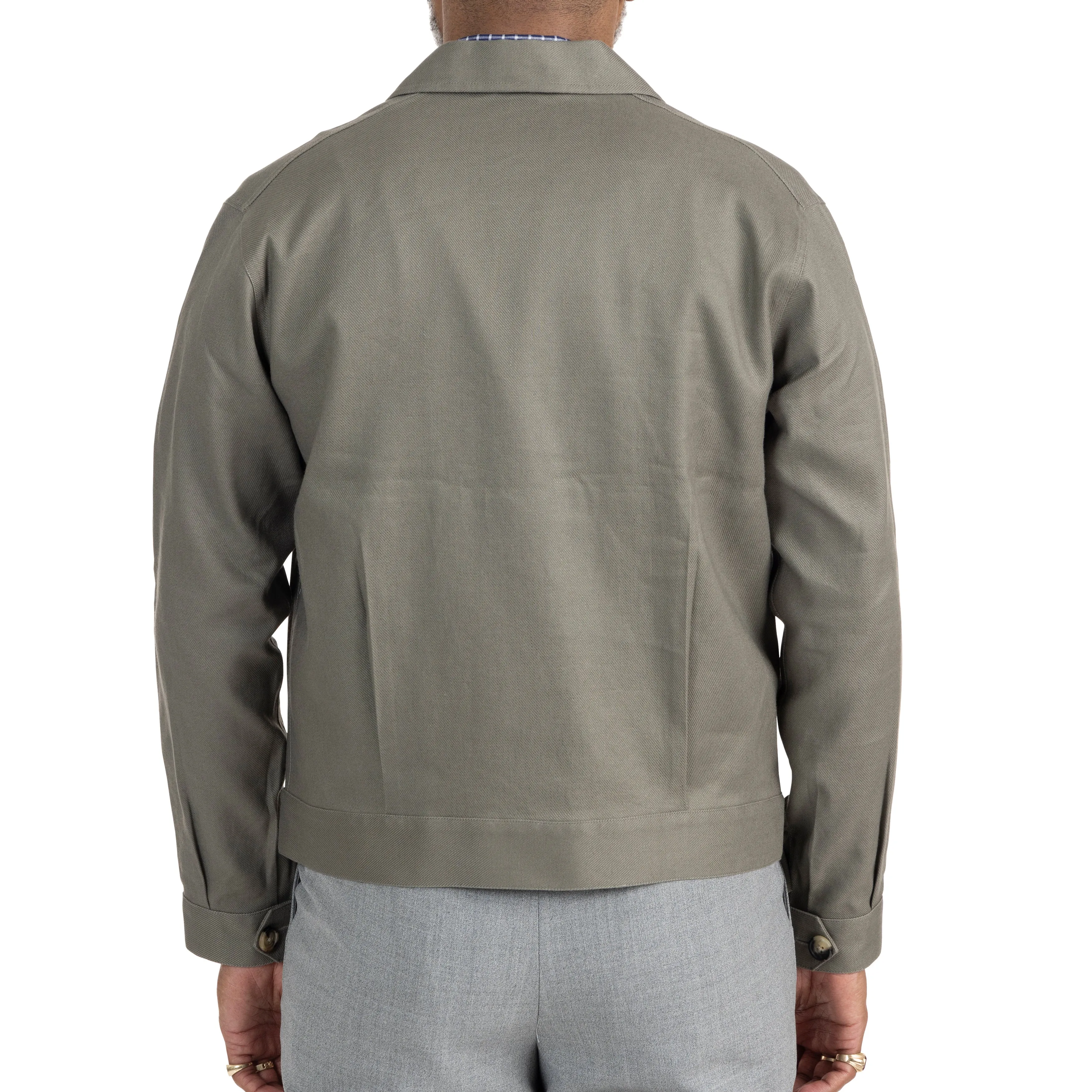 Cotton Linen Twill Road Jacket