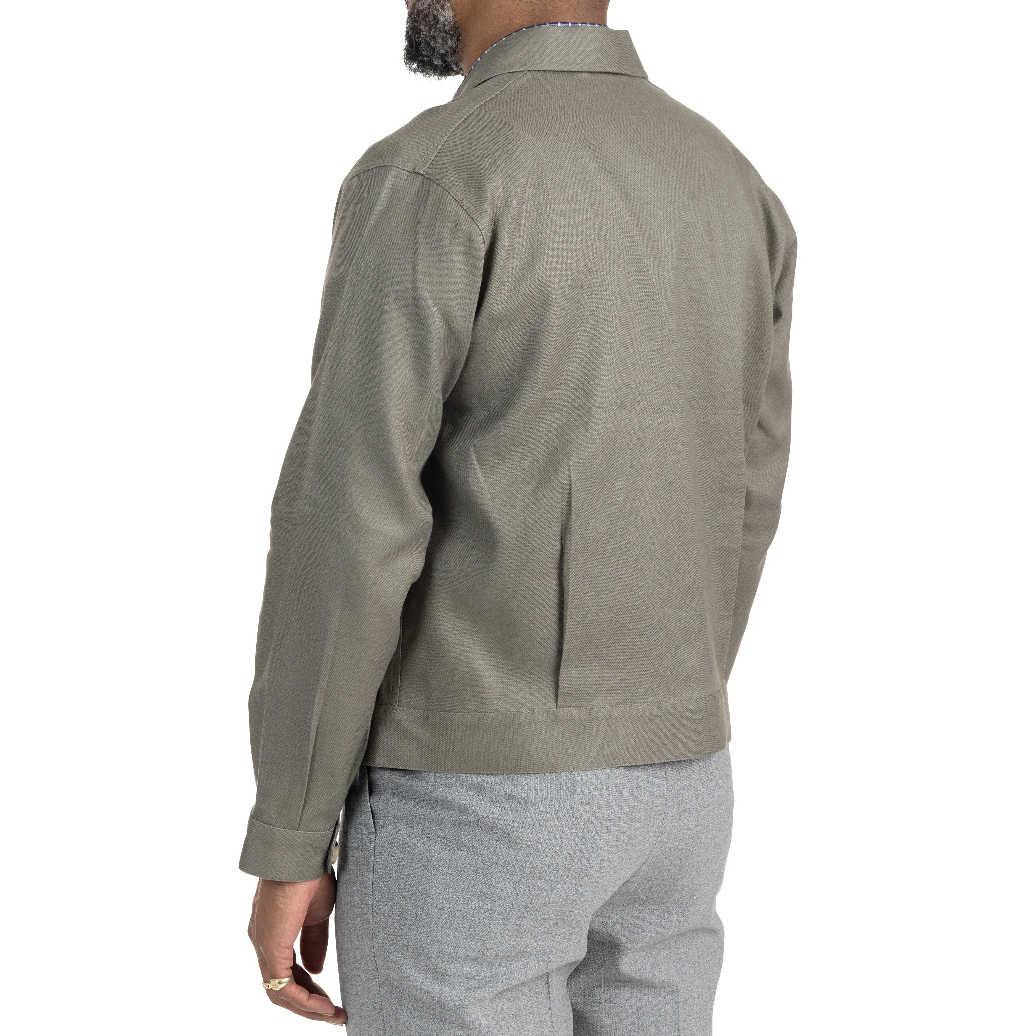 Cotton Linen Twill Road Jacket