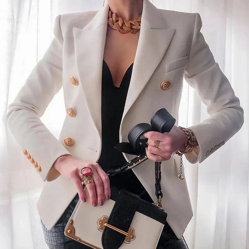 Double Breasted Blazer Jacket