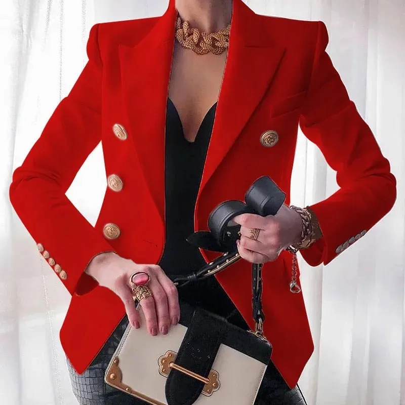 Double Breasted Blazer Jacket