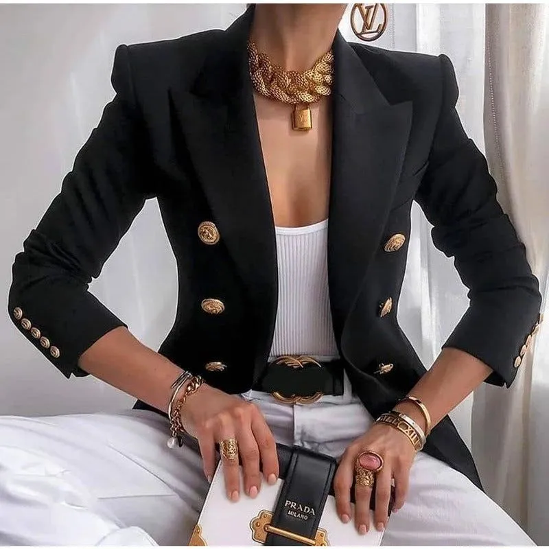 Double Breasted Blazer Jacket