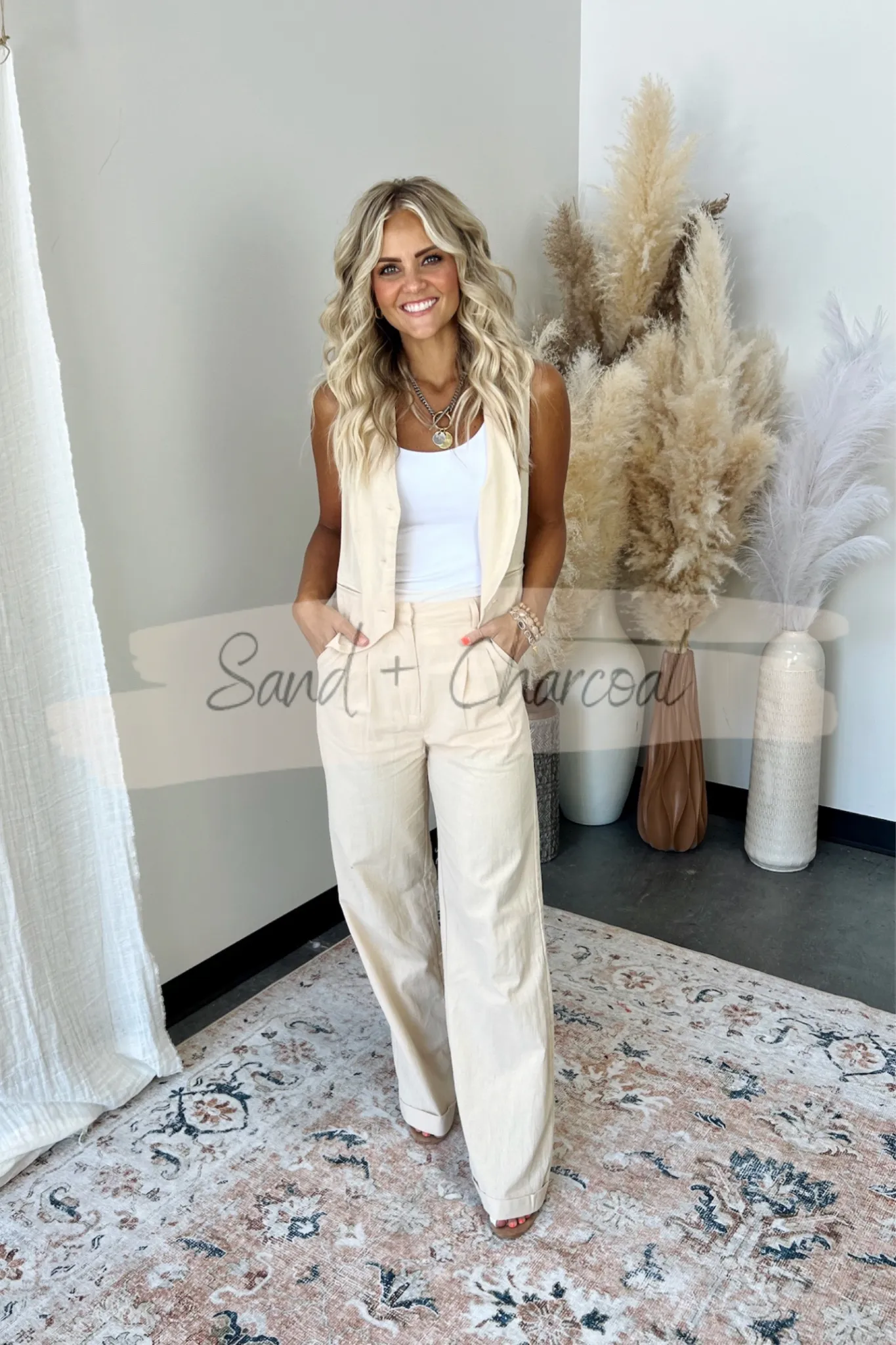 Florence Vest and Pants Set