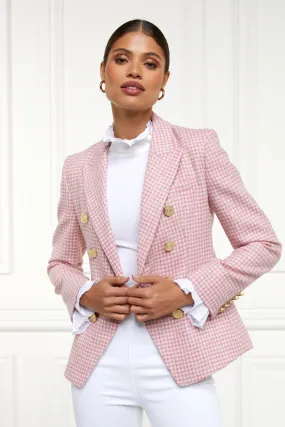 Knightsbridge Blazer (Light Pink Puppytooth)