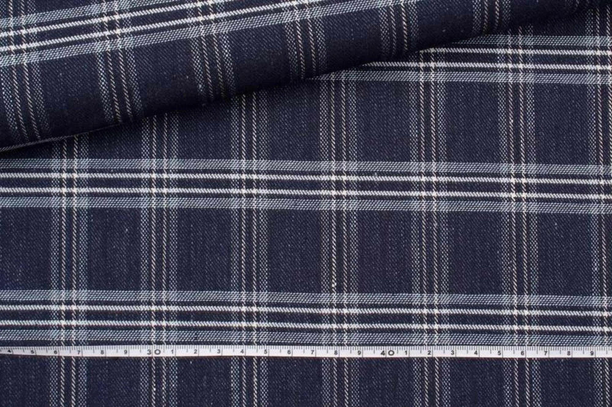 Linen Blend for Jackets - Checks