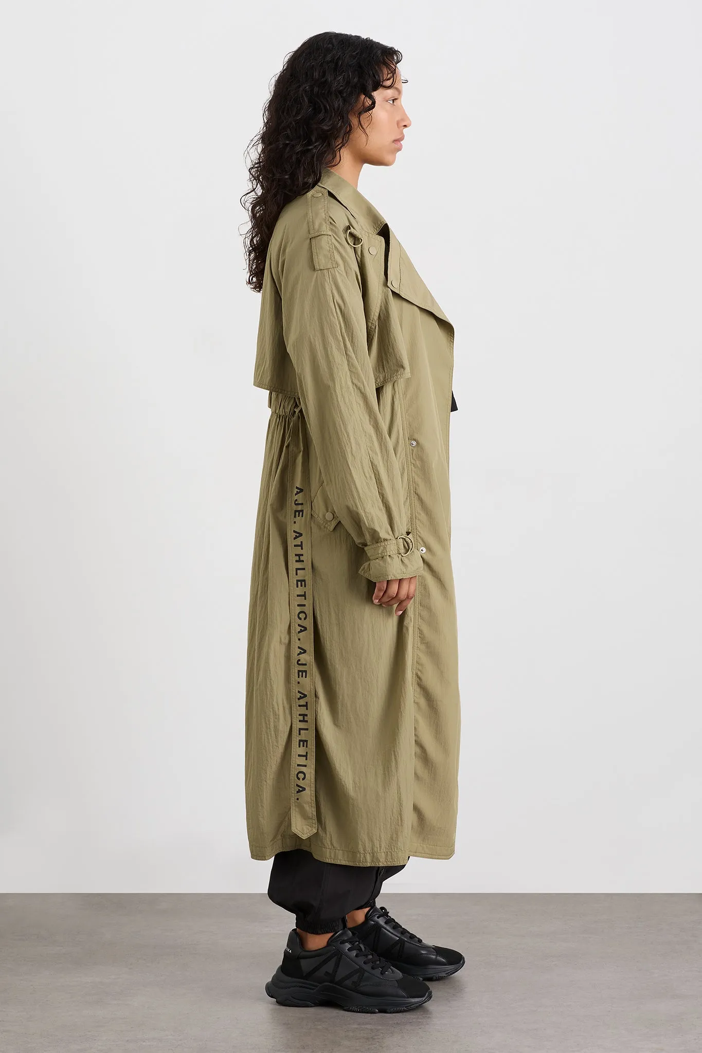 Longline Belted Trench 703