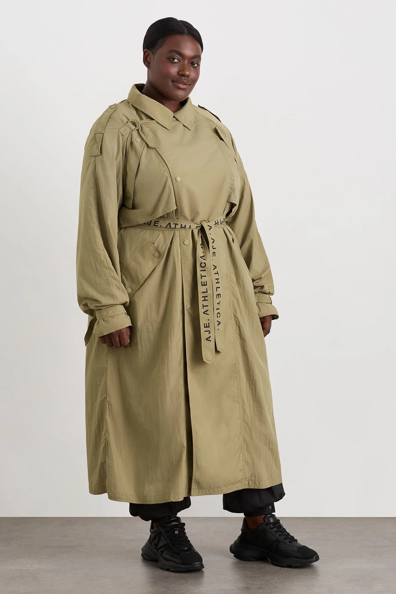 Longline Belted Trench 703