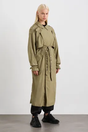 Longline Belted Trench 703