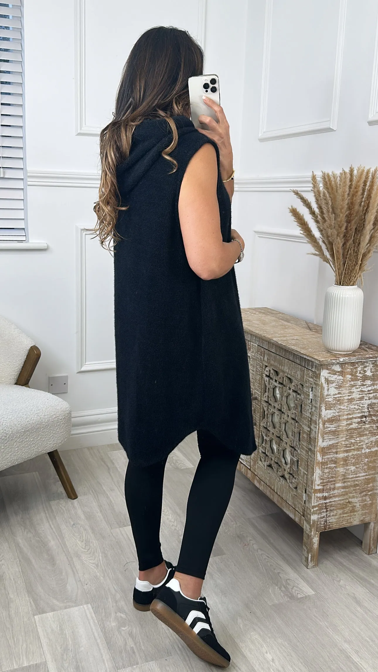 Maria Black Duster Gilet