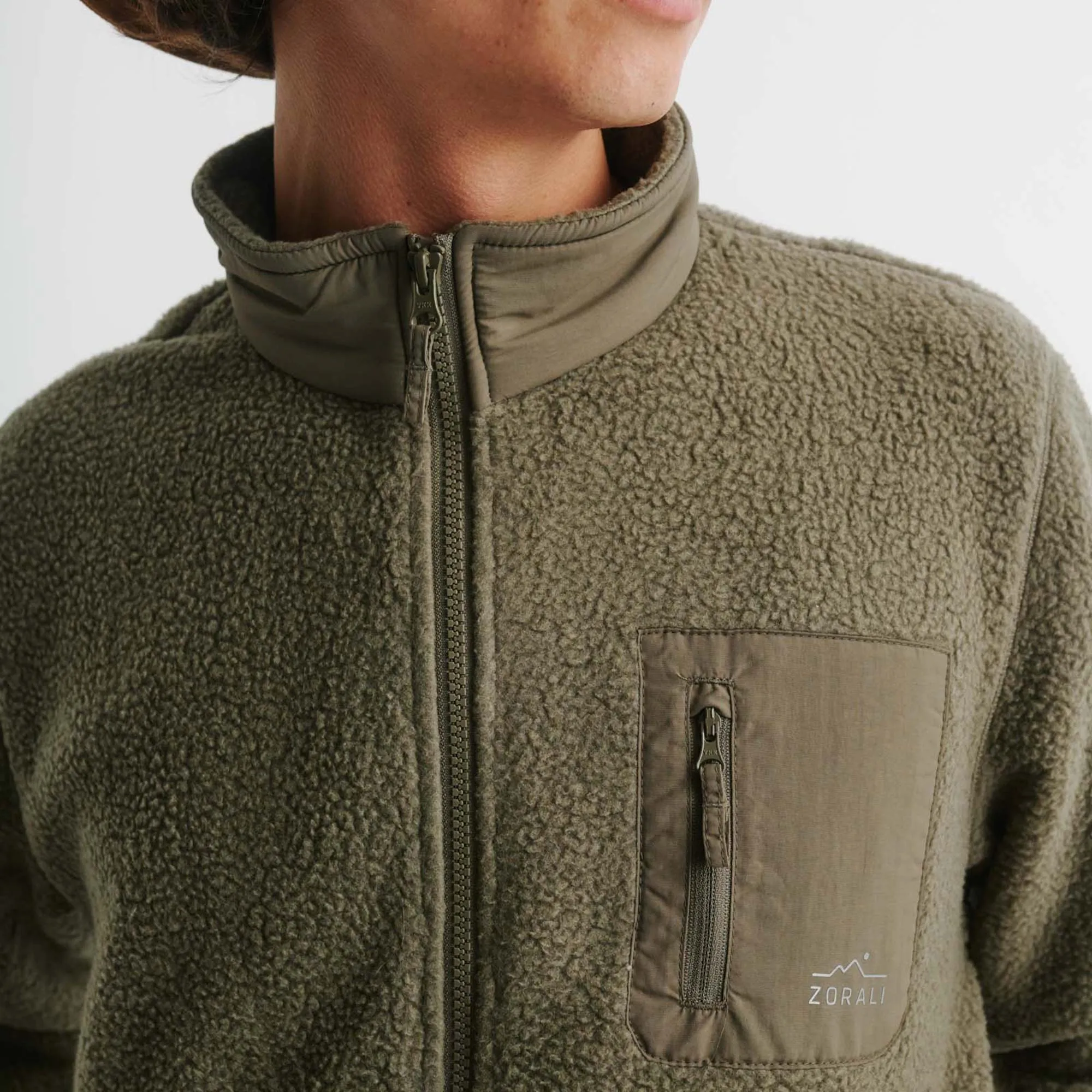 Mens Cosy Camp Fleece Olive