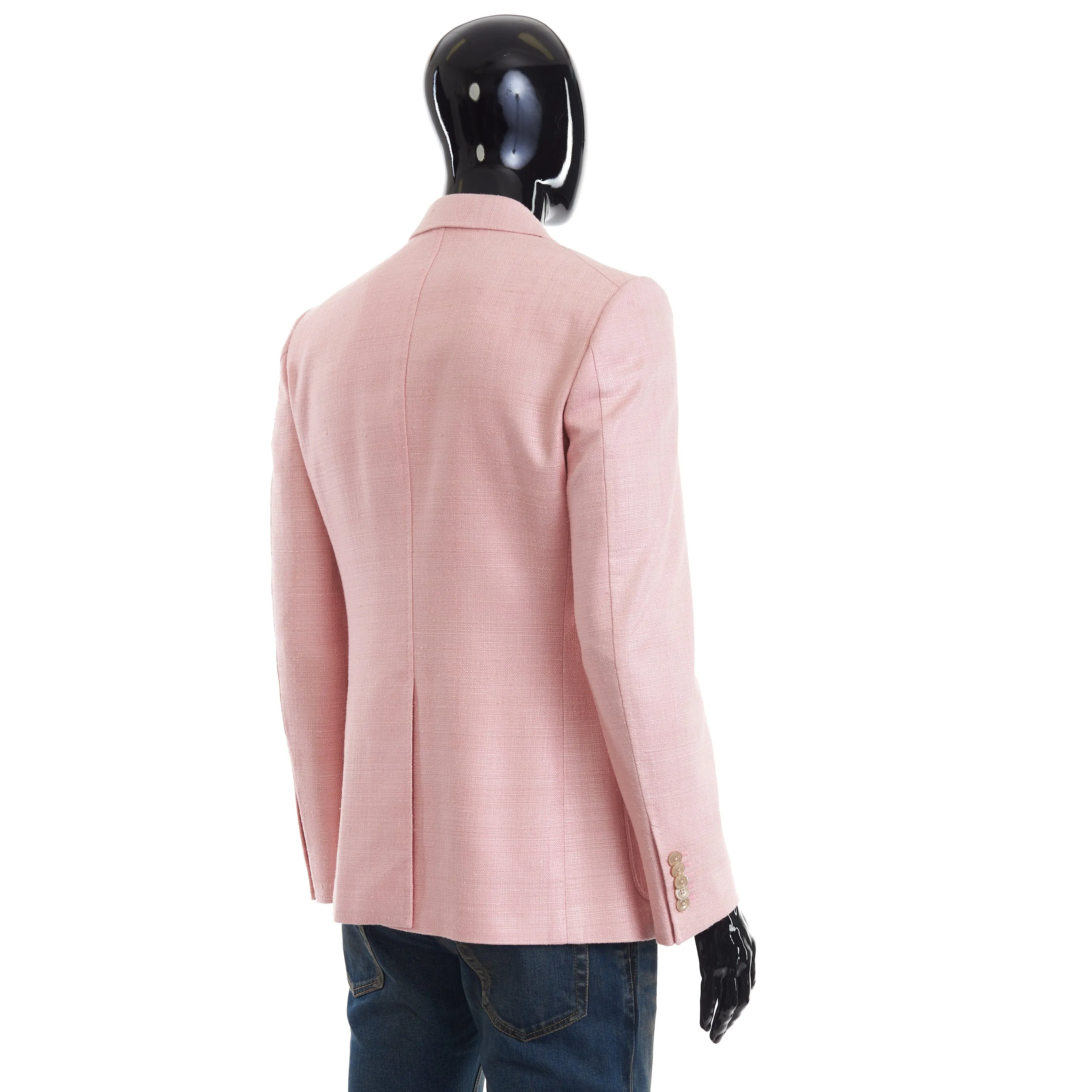 Pink Bourette Silk Jacket