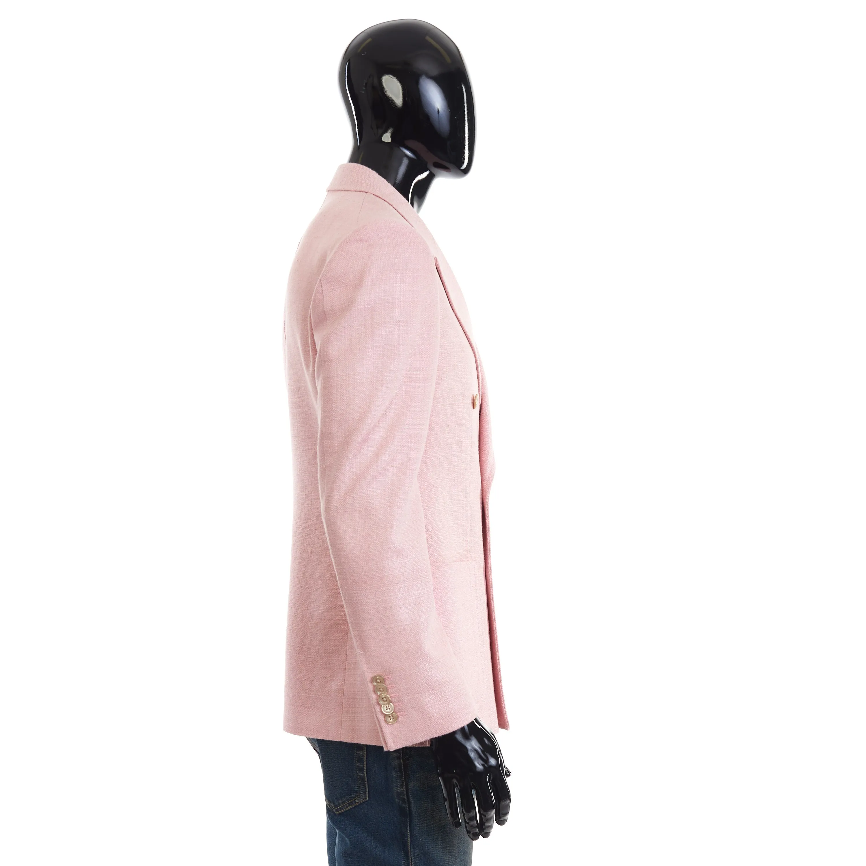 Pink Bourette Silk Jacket