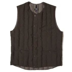 Poly Tweed Down Gilet