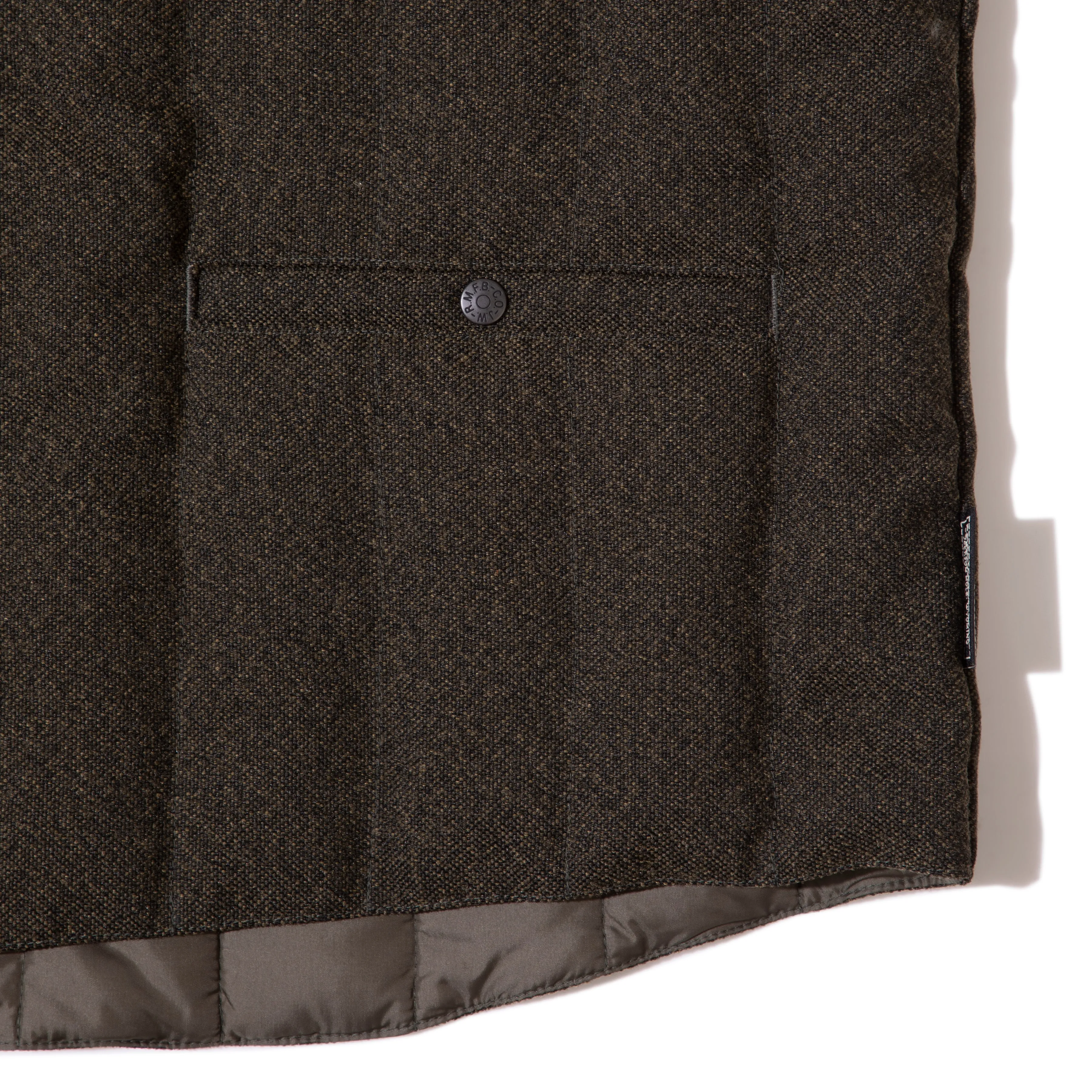 Poly Tweed Down Gilet