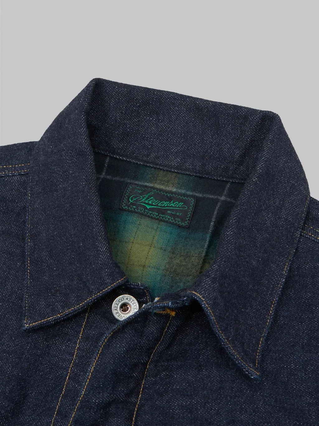 Stevenson Overall Stockman SM1 Jacket Indigo