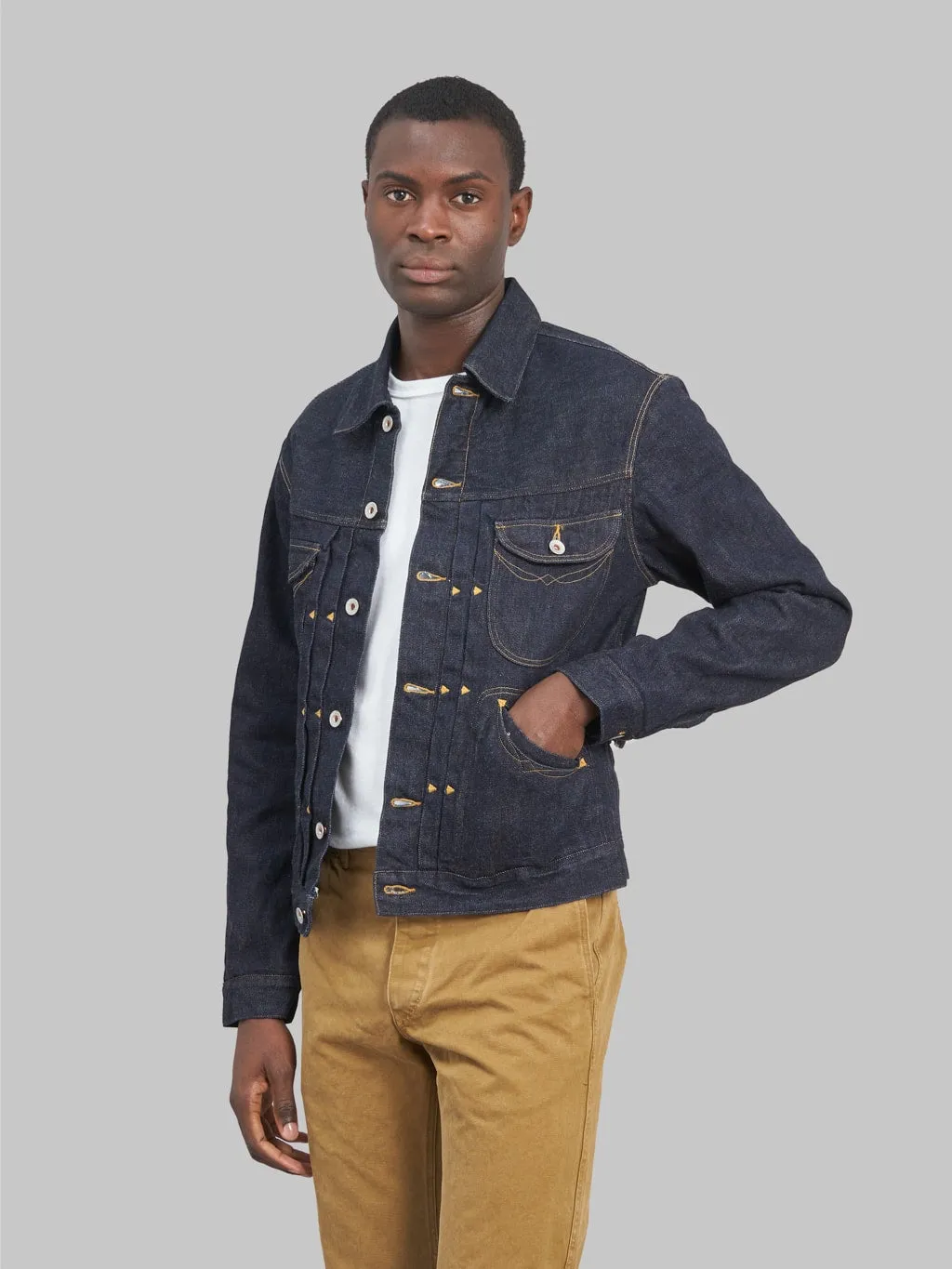 Stevenson Overall Stockman SM1 Jacket Indigo