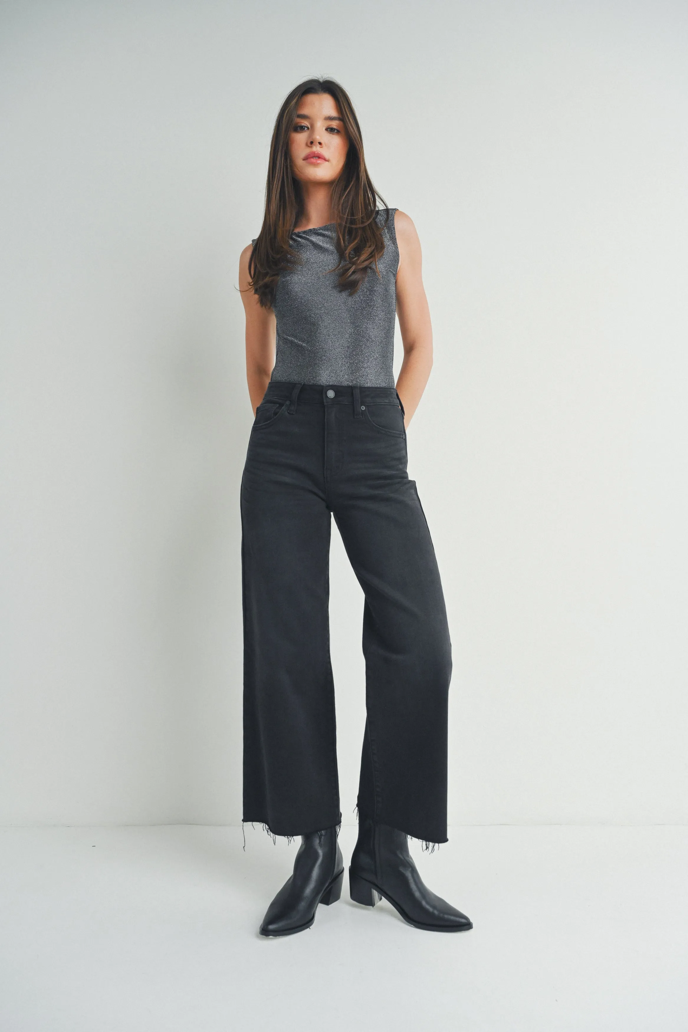 The Ardelle Slim Wide Leg Jeans