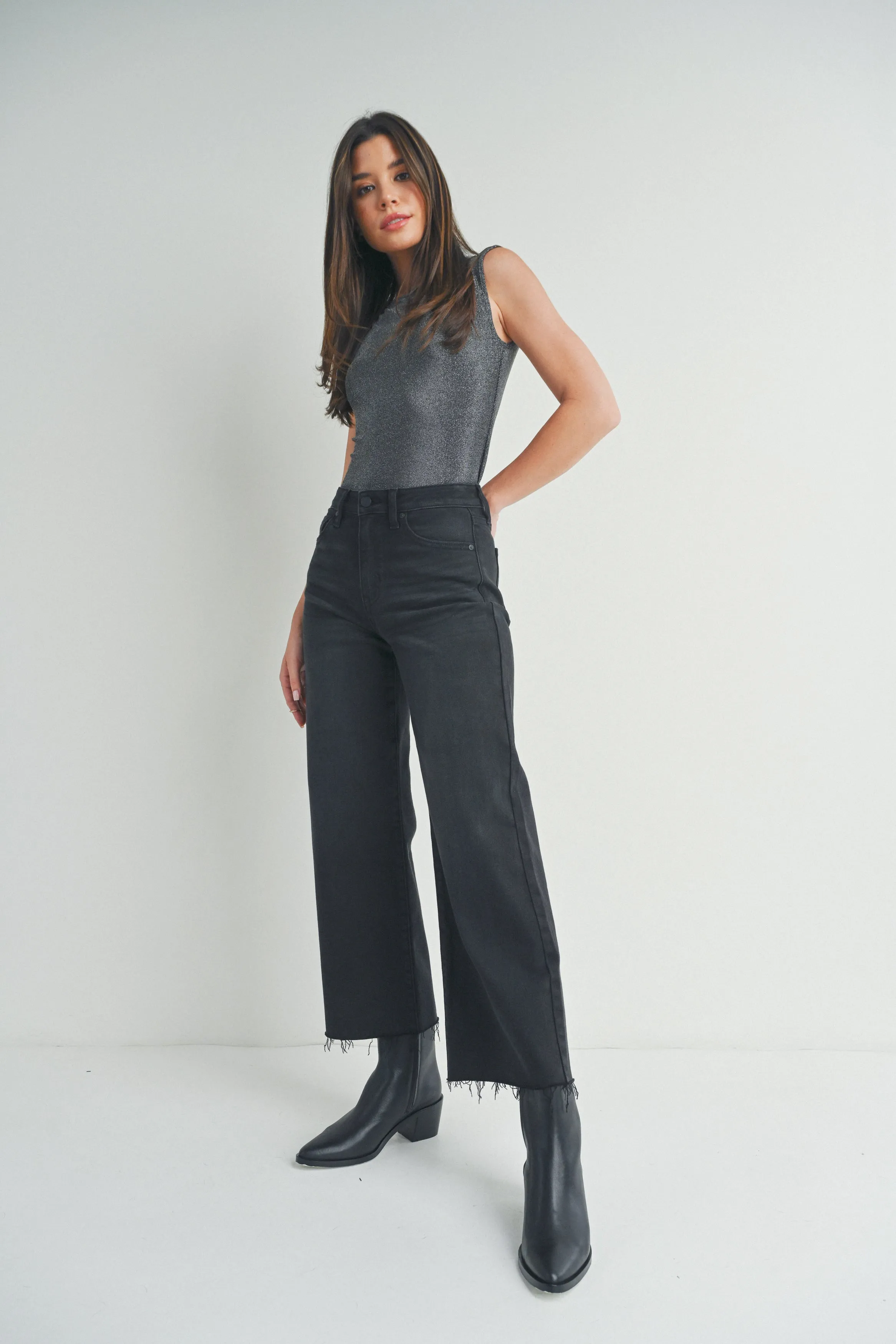 The Ardelle Slim Wide Leg Jeans