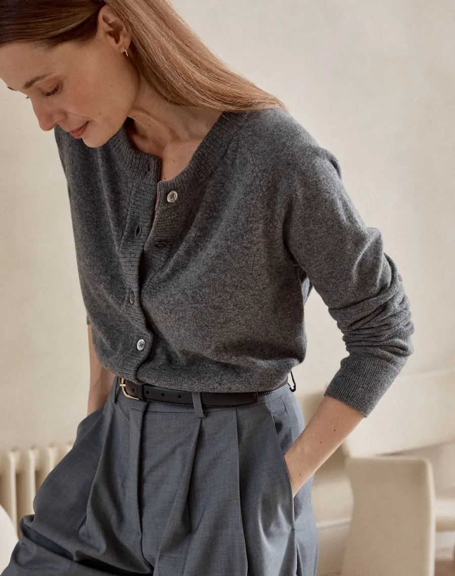 The WEEKEND CARDIGAN - Atlantic Grey