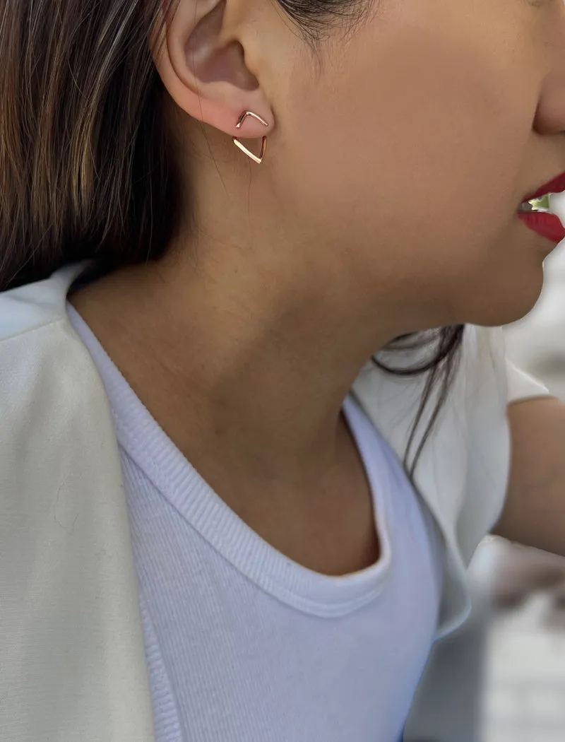 TRILL 2-Way Convertible Stud Earring Jackets