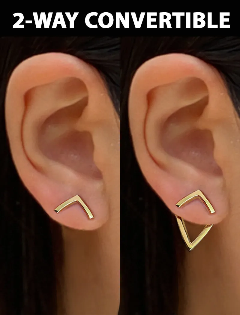 TRILL 2-Way Convertible Stud Earring Jackets