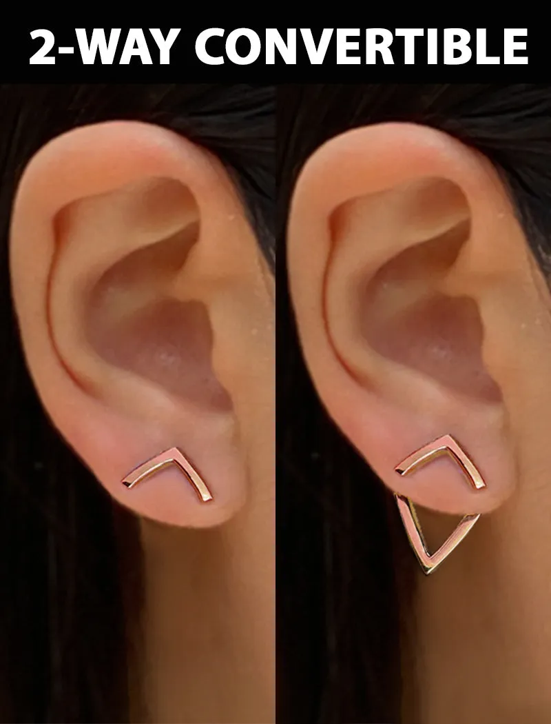 TRILL 2-Way Convertible Stud Earring Jackets