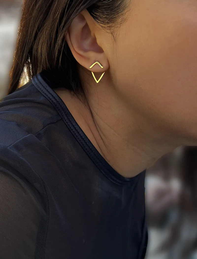 TRILL 2-Way Convertible Stud Earring Jackets