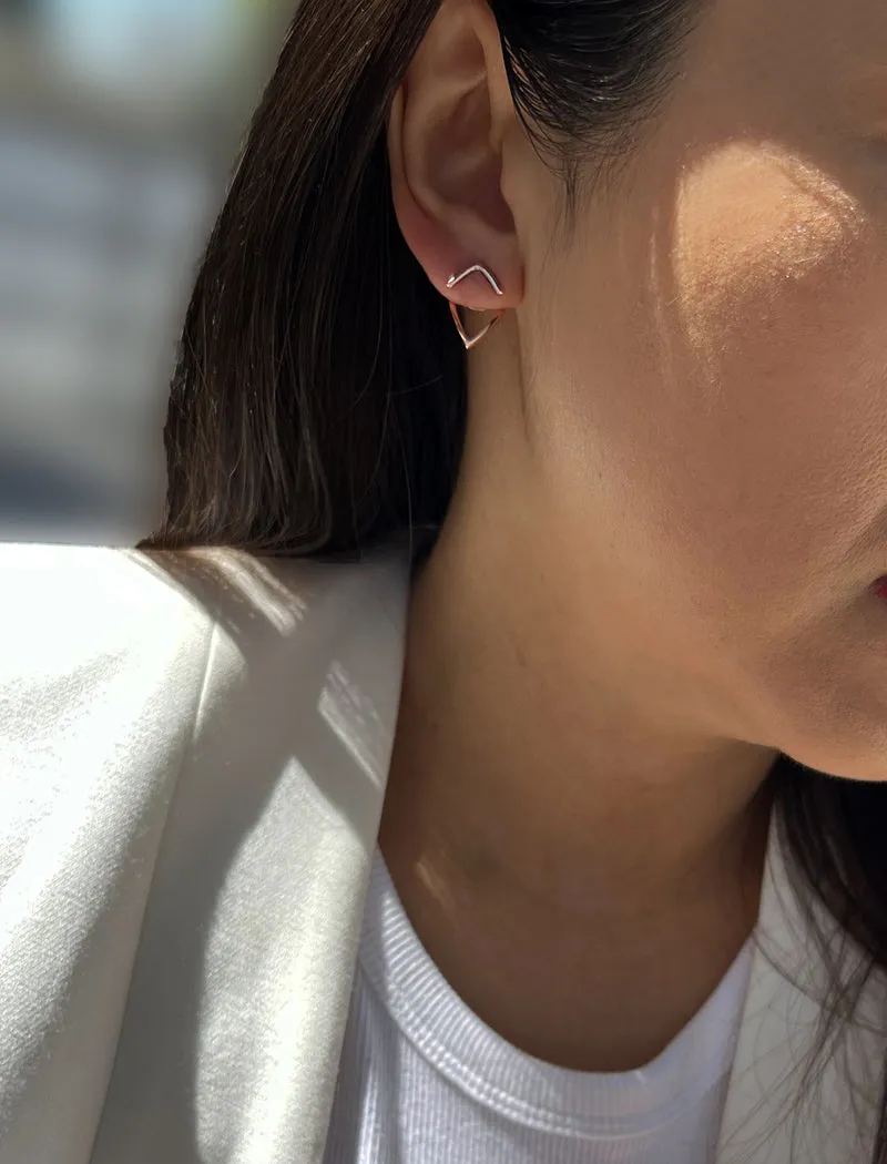 TRILL 2-Way Convertible Stud Earring Jackets