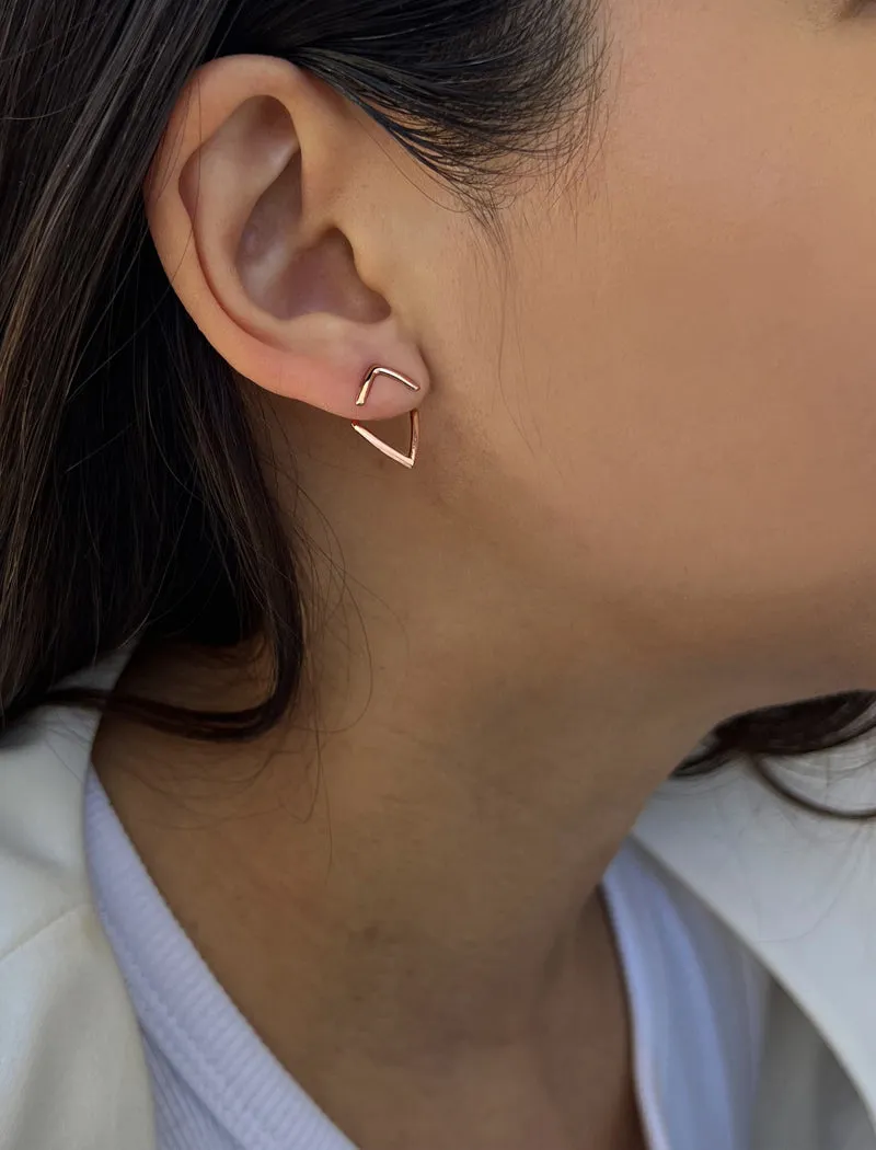 TRILL 2-Way Convertible Stud Earring Jackets