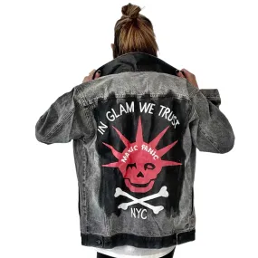 'Trust The Glam' Denim Jacket