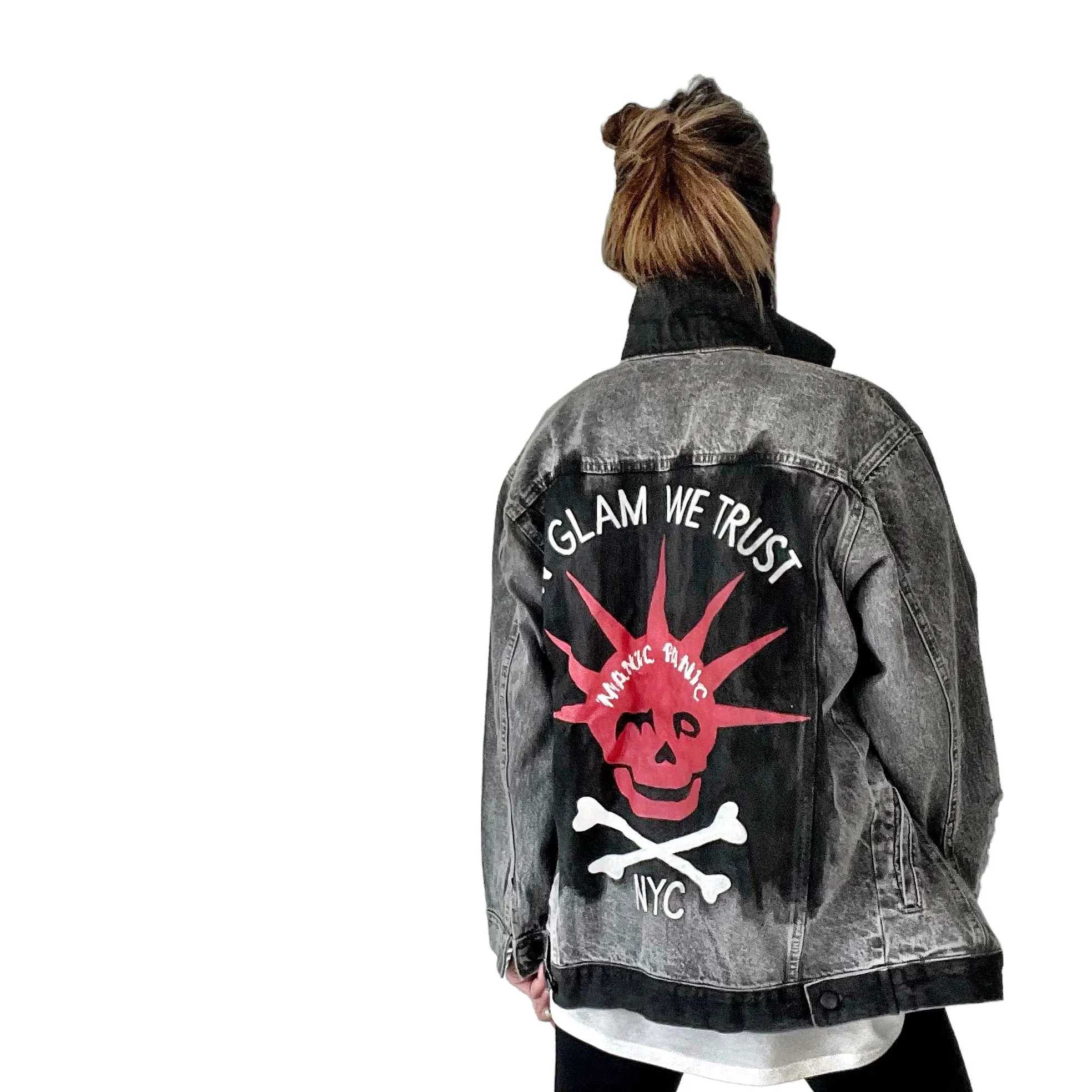 'Trust The Glam' Denim Jacket