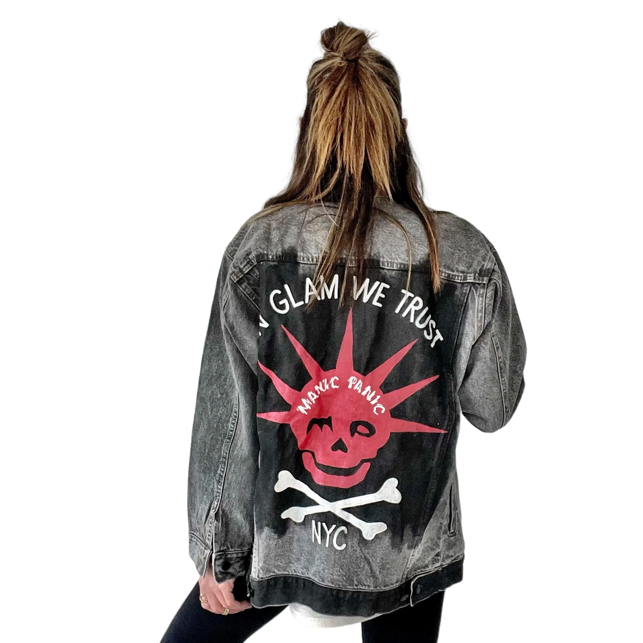 'Trust The Glam' Denim Jacket