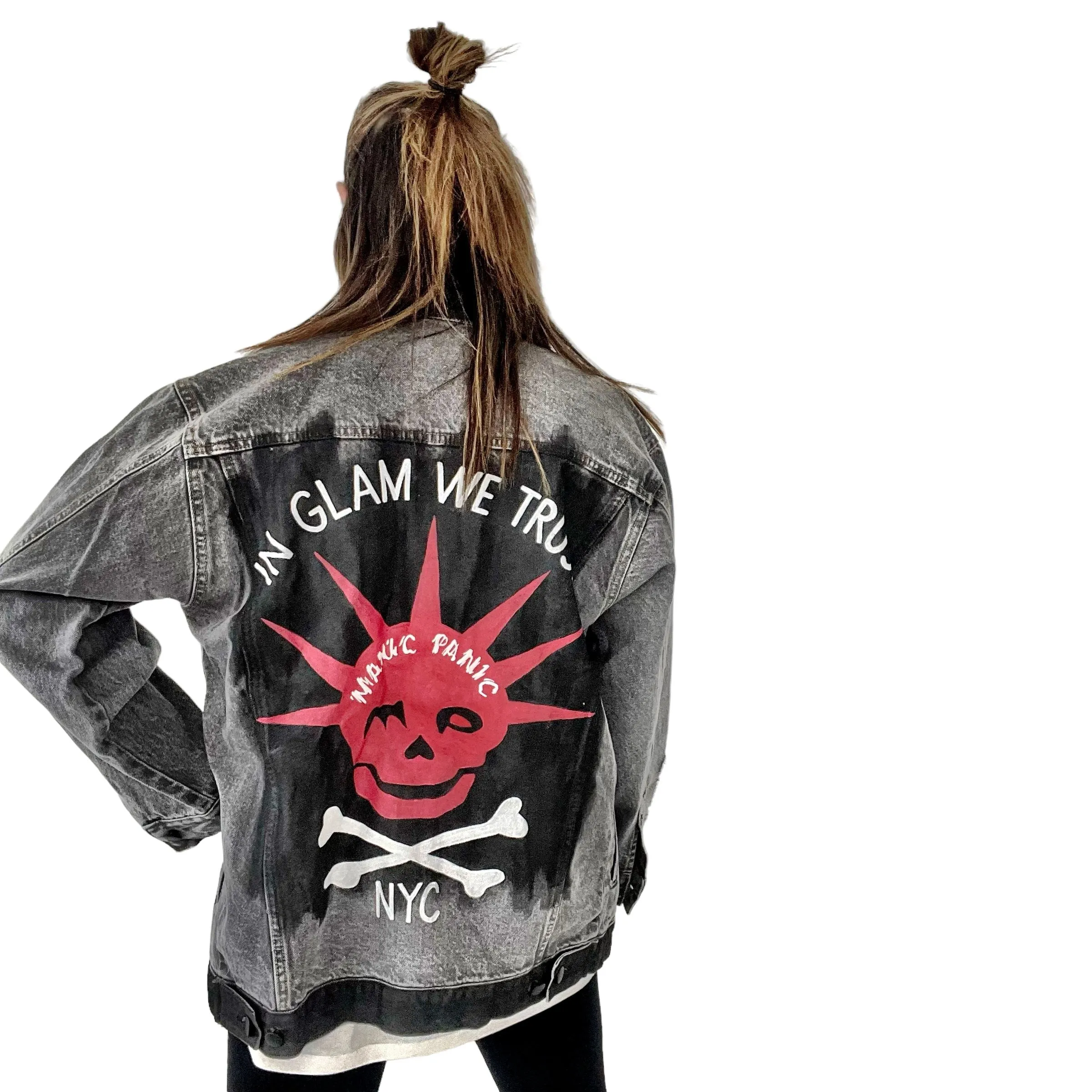 'Trust The Glam' Denim Jacket