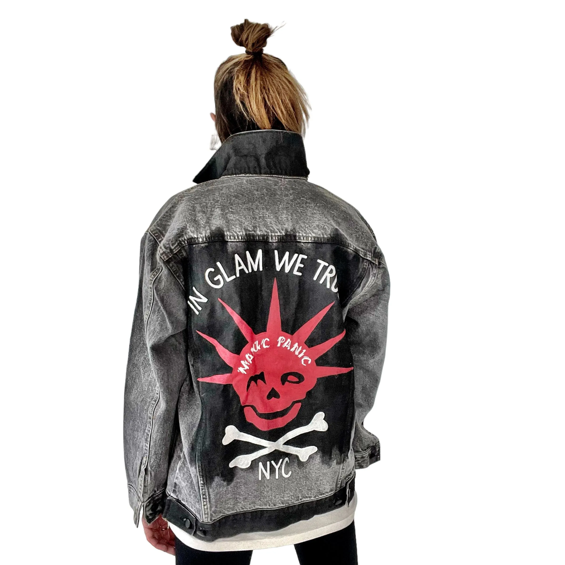 'Trust The Glam' Denim Jacket