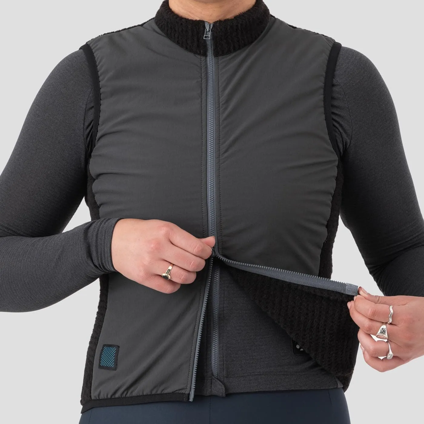 Women's Alpha Riding Vest - Slate